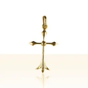 Top Qualité Croix Or HERMINE FINE PM | Or 18 carats | BIJOUX BRETONS & CELTES | MADILAR