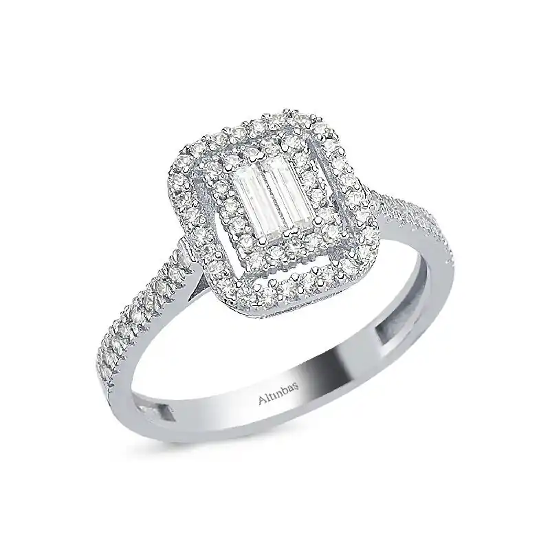 Bague Or Baguette Tendance