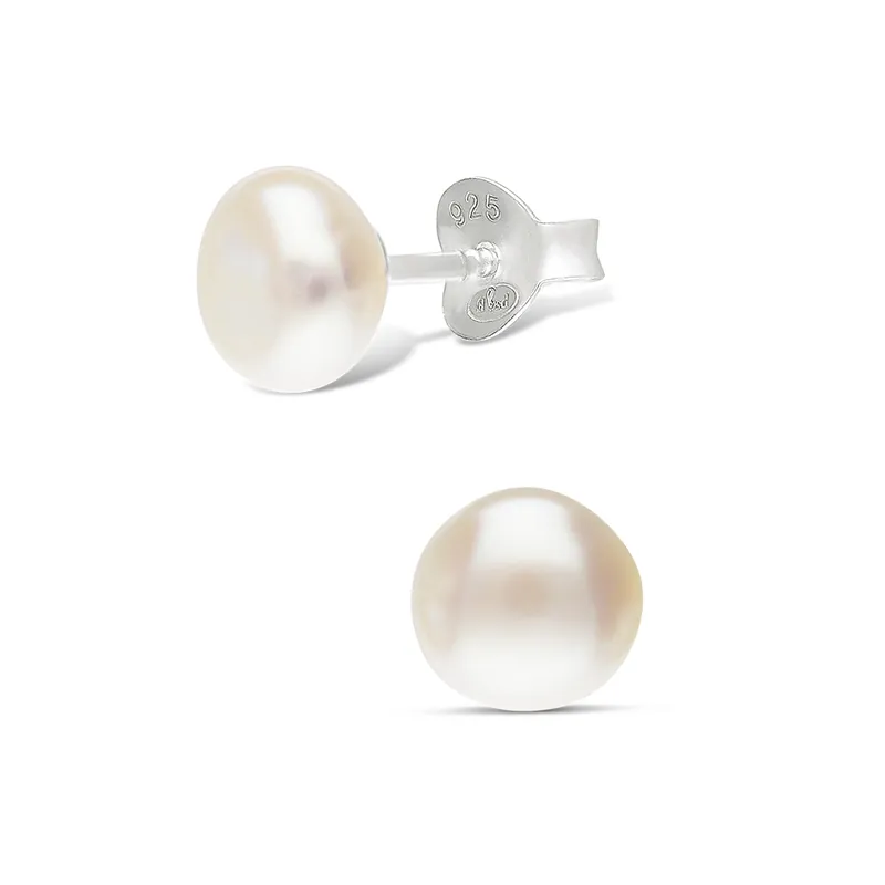 Prix Cassé DIRECT OREILLES BOULE COULEUR NACRE 6MM
