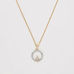 Remise Pendentif "Polaris" D0,10/28 Or Jaune 375/1000