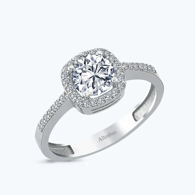 Promotion Saisonnière Bague Or Solitaire