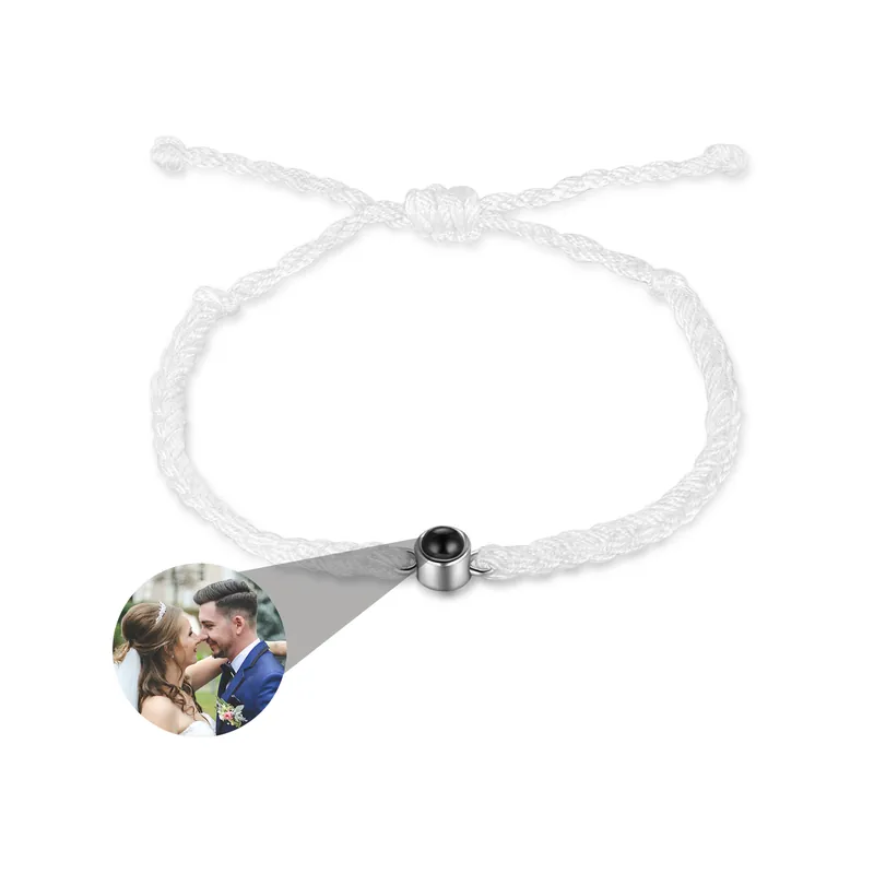 Commande En Gros Bracelet Projection de Pierres 1 Photo Personnalisée Bracelet Projection Cadeau pour femme | Jessemade