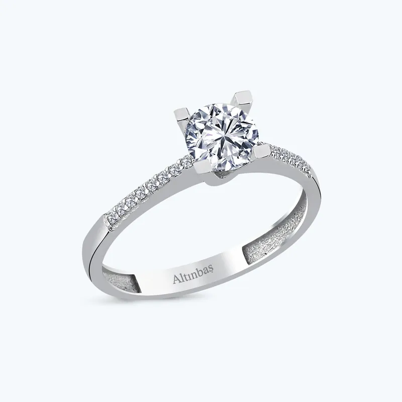 Bague Or Solitaire Top Vente