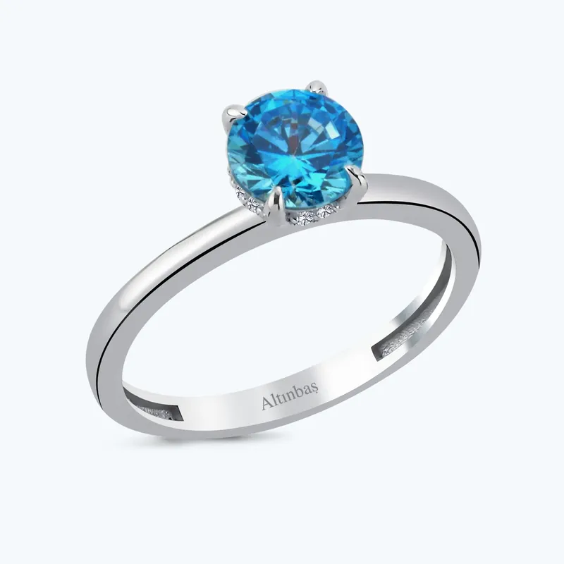 Garantie Incluse Bague Or Solitaire
