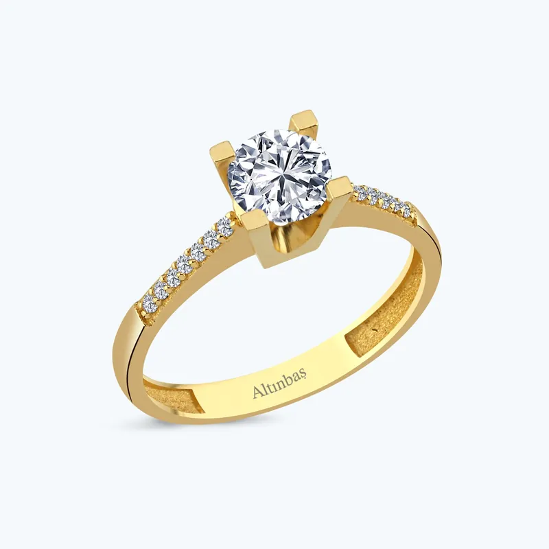 Bague Or Solitaire Nouvelle Collection