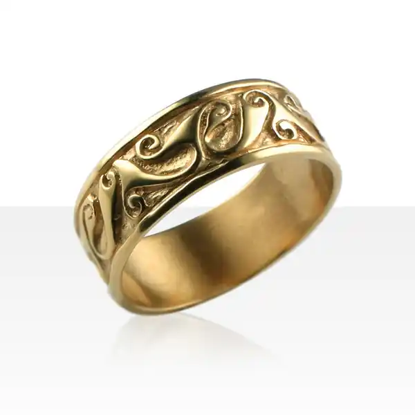 Réduction ALLIANCE Plaqué Or FRISE TRISKELL GM | BIJOUX BRETONS & CELTES | MADILAR
