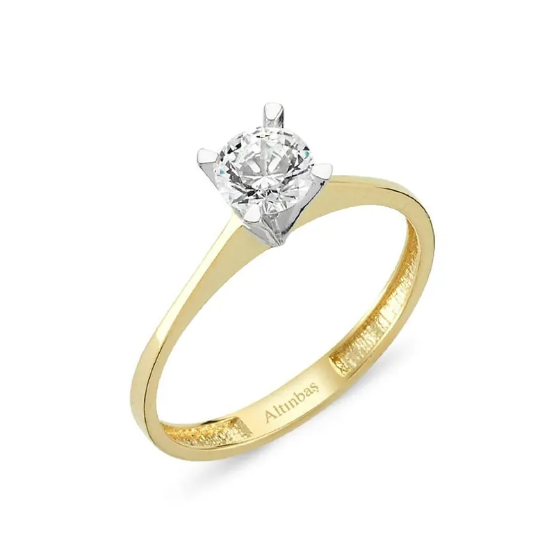 Bague Or Solitaire Commander Vite