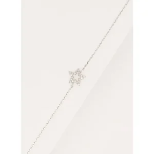 Top Qualité Bracelet Or Blanc 375/1000 "Grande Ourse"Diamant 0,06/20