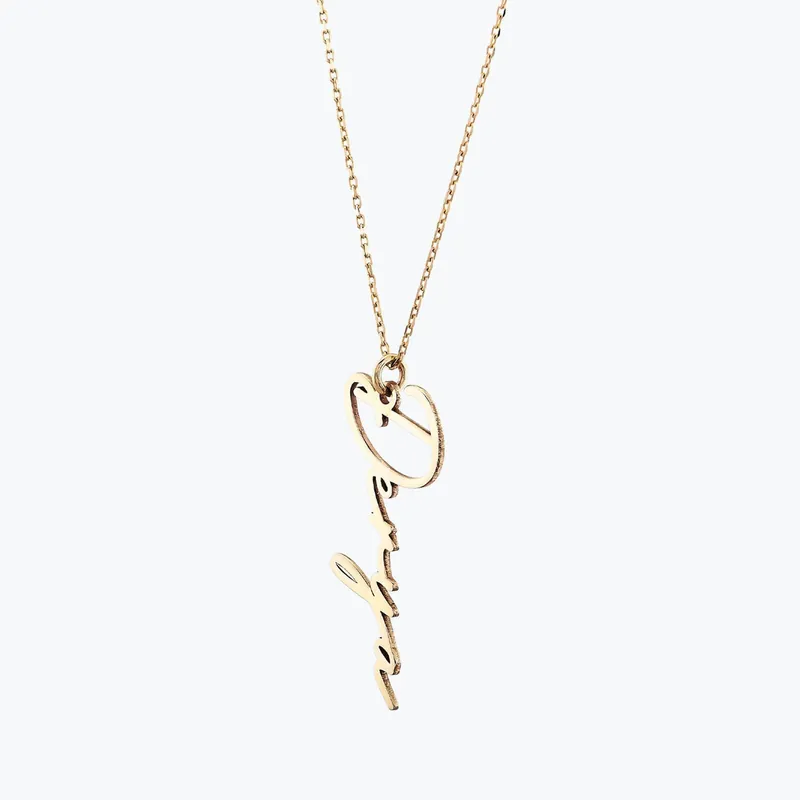 Collier Or Nom Exclusif