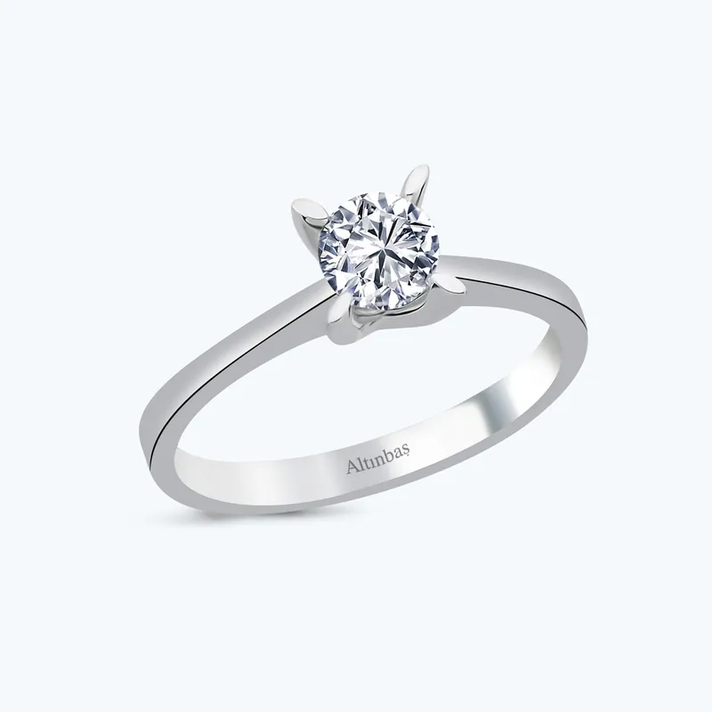 Nouvelle Collection Bague Or Solitaire