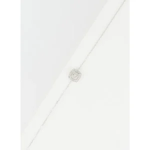 Vente Directe Bracelet Or Blanc 375/1000 "Anoukis" Diamant 0,10/29