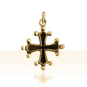 Nouvelle Collection Pendentif Plaqué Or CROIX OCCITANE EVIDEE 4 | BIJOUX OCCITANS | REGIONAUX | MADILAR