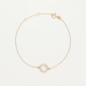 Promotion Saisonnière Bracelet "Arabessa" D0,06/22 Or Jaune 375/1000