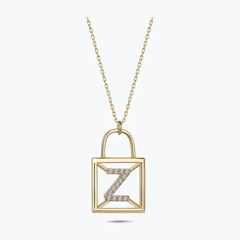 Collier Or Lettre Z Authentique