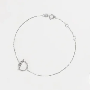 Usine Directe Bracelet D0,10/30 Or Blanc 375/1000