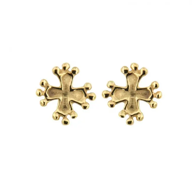 Boucles d'oreilles Plaqué Or CROIX OCCITANE EVIDEE | BIJOUX OCCITANS | REGIONAUX | MADILAR Commander Vite