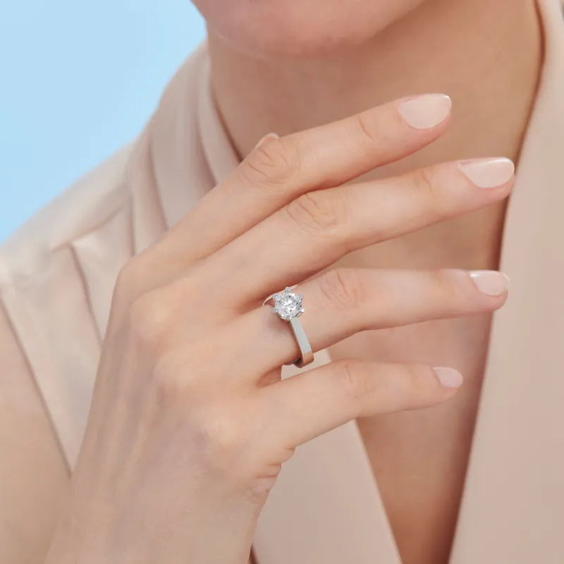 Bague Or Solitaire Vente Flash