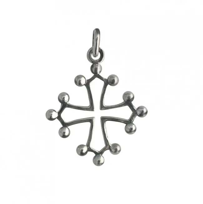 Acheter En Ligne Pendentif Argent CROIX OCCITANE GM | BIJOUX OCCITANS | REGIONAUX | MADILAR