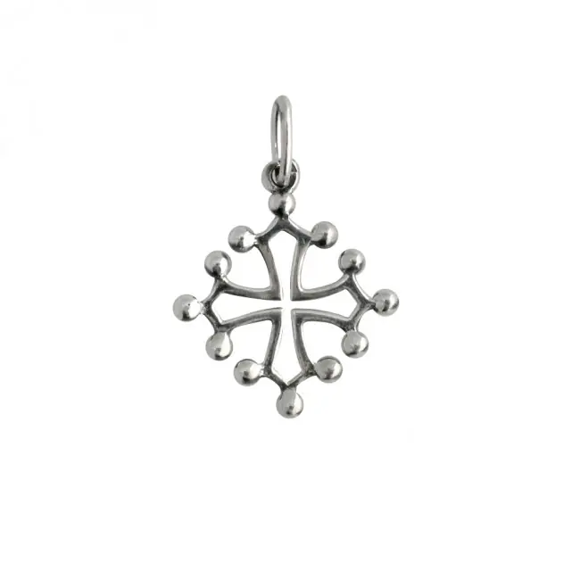 Pendentif Argent CROIX OCCITANE MM | BIJOUX OCCITANS | REGIONAUX | MADILAR Jusqu’à Épuisement Des Stocks