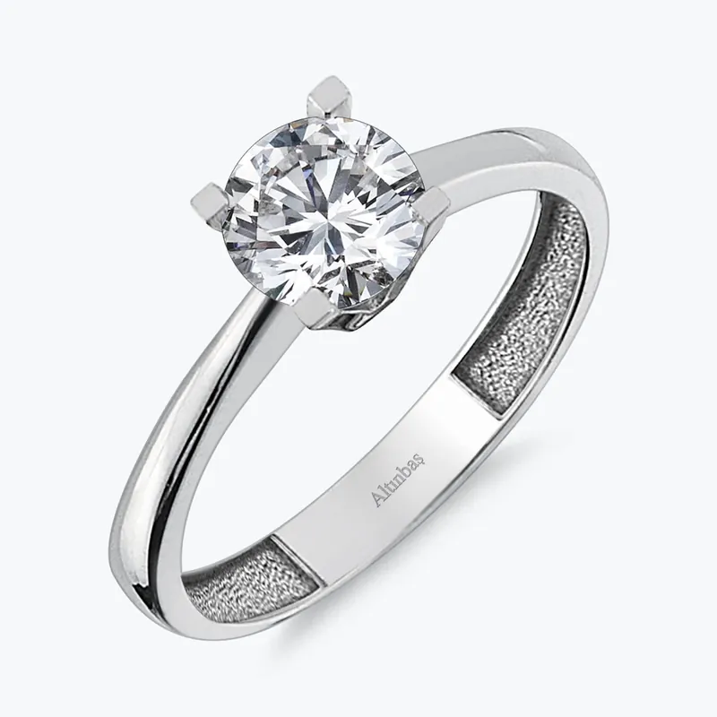 Bague Or Solitaire Pas Cher