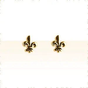 Meilleure Vente B.O. Or OP FLEUR DE LYS | BIJOUX VENDEENS | REGIONAUX | MADILAR