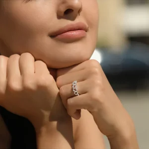 Produit De Marque Bague D0,72/18 Or Blanc 750/1000