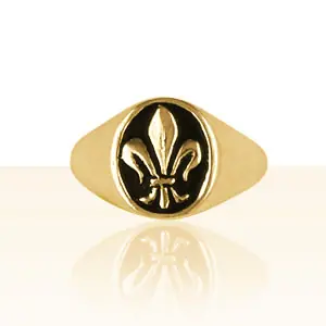Nouvel Arrivage Chevalière Or FLEUR DE LYS PM | BIJOUX VENDEENS | REGIONAUX | MADILAR