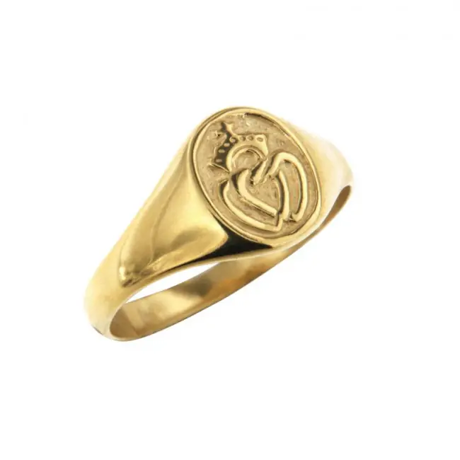 Super Prix Chevalière Or COEURS VENDEENS OVALE PM | BIJOUX VENDEENS | REGIONAUX | MADILAR