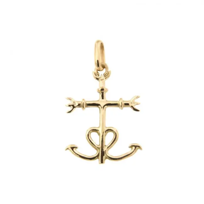 CROIX DE CAMARGUE GM Or 18 carats | BIJOUX CAMARGUAIS | BIJOUX REGIONAUX | MADILAR Vente Directe