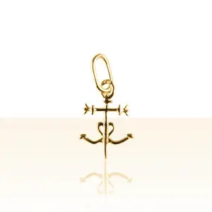 Nouvelle Collection Pendentif Or CROIX DE CAMARGUE PM | BIJOUX CAMARGUAIS | BIJOUX REGIONAUX | MADILAR