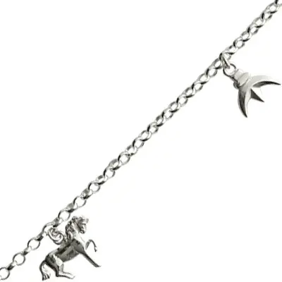 Prix Choc Bracelet Argent 3 breloques CAMARGUE PM | BIJOUX CAMARGUAIS | BIJOUX REGIONAUX | MADILAR