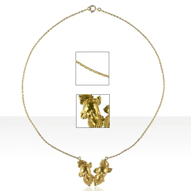 Satisfait Ou Remboursé Collier Plaqué Or MARTINIQUAISES 40CM | BIJOUX ANTILLAIS | ANTILLES | MADILAR
