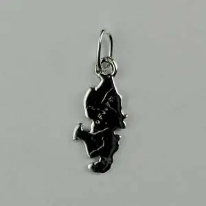 Pendentif Argent MARTINIQUE PM | BIJOUX ANTILLAIS | ANTILLES | MADILAR En Vogue