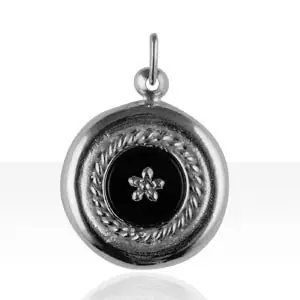 Soldes Pendentif Argent CREOLE ONYX/9 | BIJOUX ANTILLAIS | ANTILLES | MADILAR