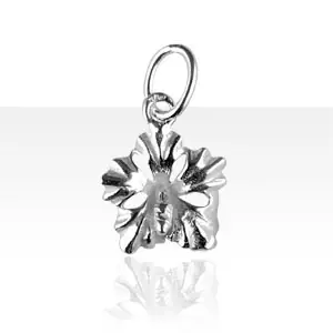 Seulement Aujourd’hui Pendentif Argent HIBISCUS MM | BIJOUX ANTILLAIS | ANTILLES | MADILAR