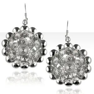 B.O. CROCHETS Argent Tété NEGRESSE 3 Rangs | BIJOUX ANTILLAIS | ANTILLES | MADILAR Seulement Aujourd’hui