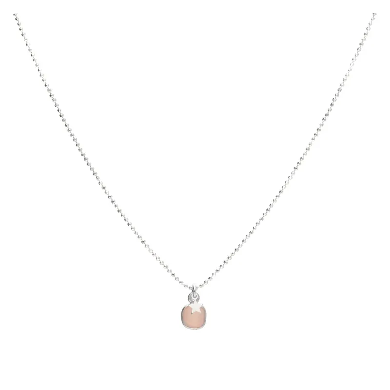 Quantité Limitée COLLIER ROSA ETOILE CHAINE DIAMANTEE