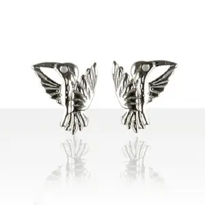 B.O. Argent OP COLIBRI PM | BIJOUX ANTILLAIS | ANTILLES | MADILAR Meilleure Qualité