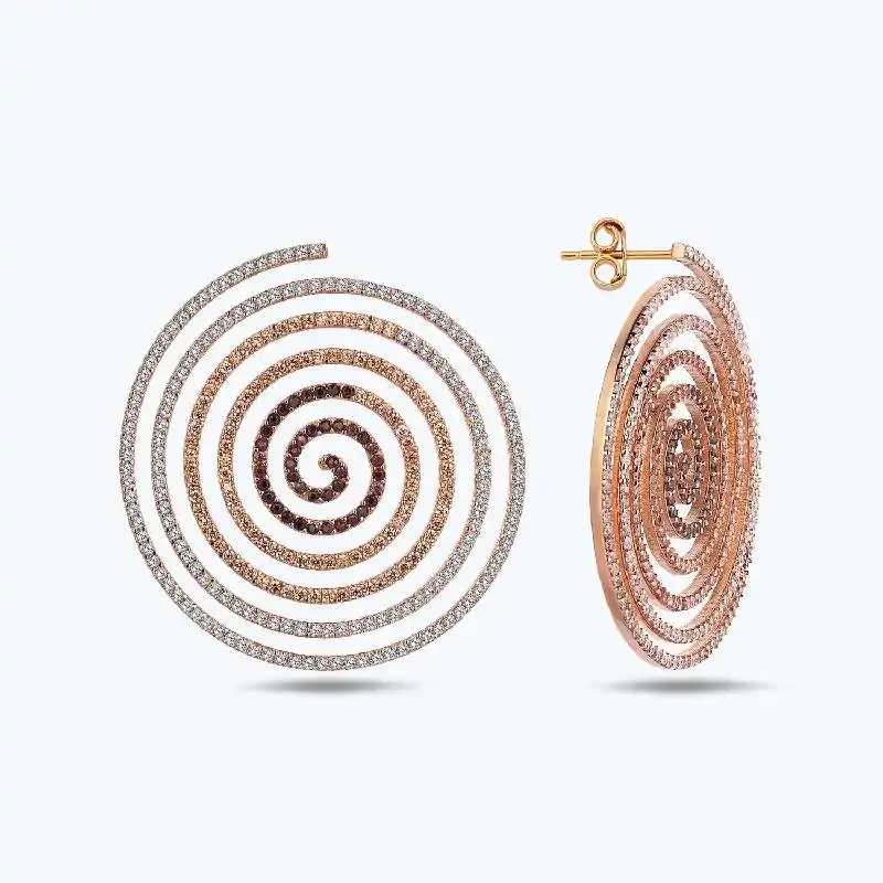 Prix Réduit Réflexion Boucles d'Oreilles Or