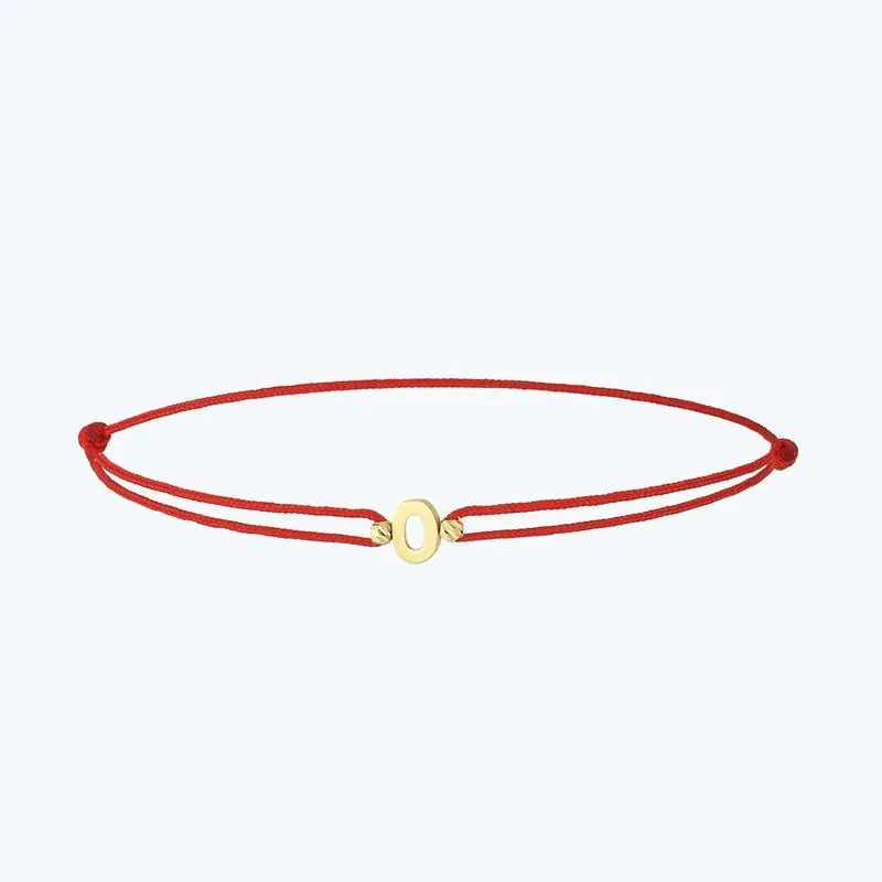 Super Prix Bracelet lettre O avec cordon doré