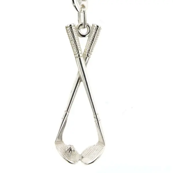Remise Porte-Clefs Argent CLUB DE GOLF | PORTE-CLES ARGENT MASSIF | SPORT | MADILAR