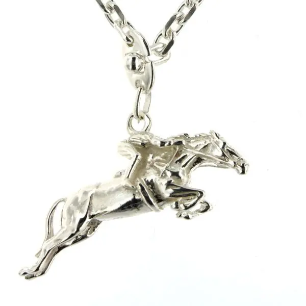 Nouvel Arrivage Porte-clés Argent CHEVAL AU GALOP | BIJOUX EQUESTRES | EQUITATION | CHEVAL | MADILAR