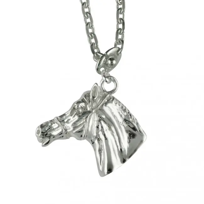 Porte-clés Argent TETE CHEVAL GM | BIJOUX EQUESTRES | EQUITATION | CHEVAL | MADILAR Bon Marché