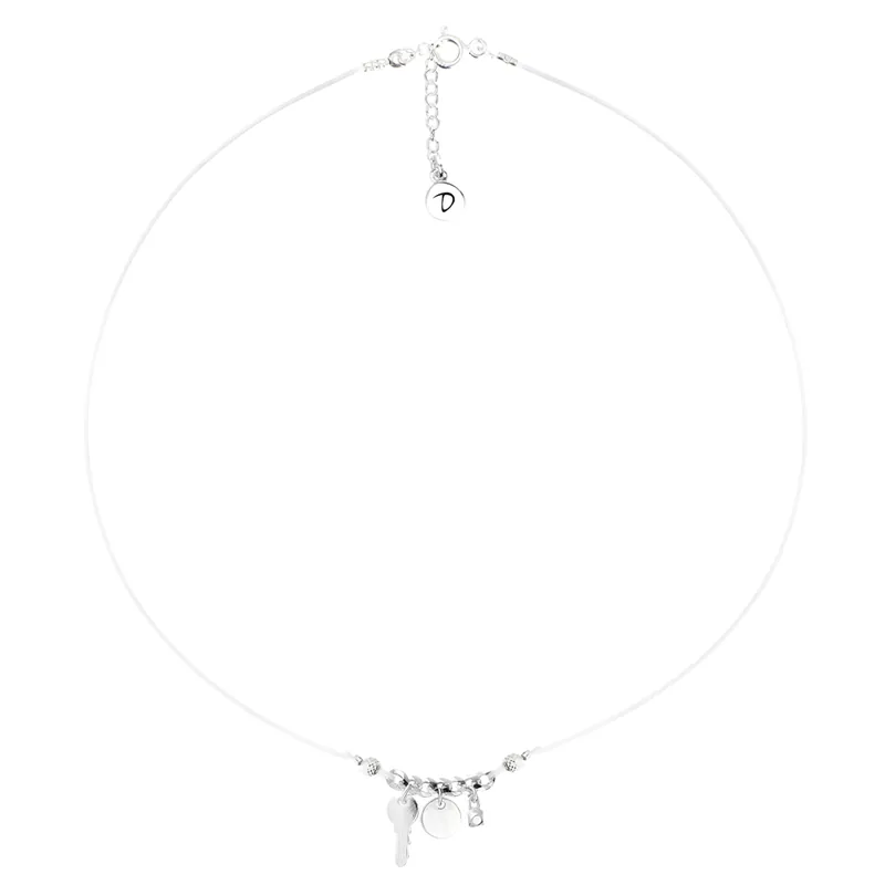 Prix Choc COLLIER CORDON MAILLE GOURMETTE CLEF PASTILLE PIERRE BLANC