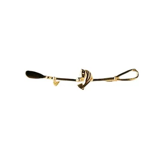 Broche Plaqué Or CRAVACHE-TETE PM | BIJOUX EQUESTRES | EQUITATION | CHEVAL | MADILAR Populaire