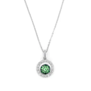 Acheter Direct Collier "Rondalia" D 0,132ct/20GGA 0,3ct/7 Or Blanc 750/1000