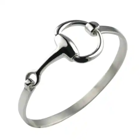 Bracelet Argent JONC MORS ATTACHE | BIJOUX EQUESTRES | EQUITATION | CHEVAL | MADILAR Commander Maintenant