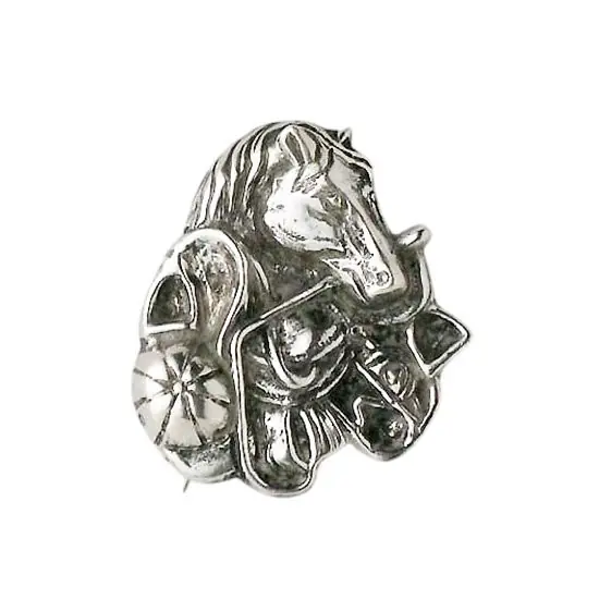 Nouvel Arrivage Broche Argent TETE CHEVAL/ACCESS EQUIT | BIJOUX EQUESTRES | EQUITATION | CHEVAL | MADILAR