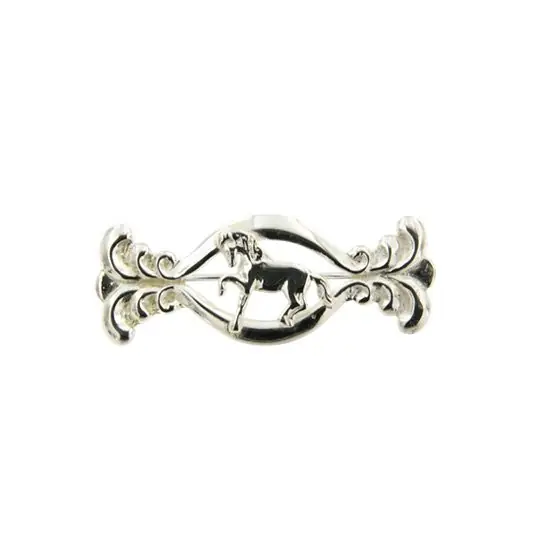 Livraison Gratuite Broche Argent FESTON POULAIN PARADE | BIJOUX EQUESTRES | EQUITATION | CHEVAL | MADILAR