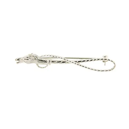 Broche Argent FOUET TETE MC | BIJOUX EQUESTRES | EQUITATION | CHEVAL | MADILAR Usine Directe